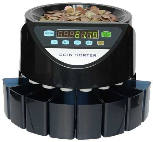 Машина за броене и сортиране на Евро монети и стотинки