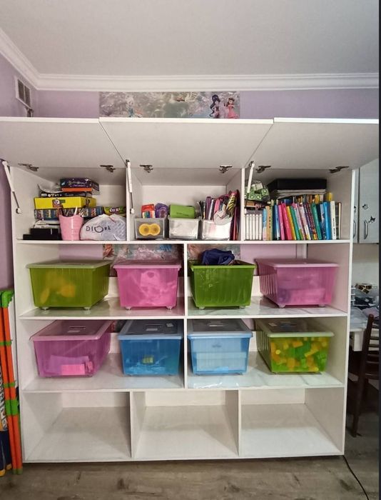 Стеллаж с ящиками