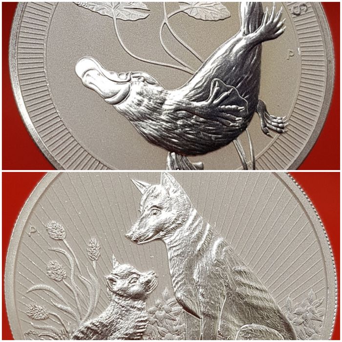 Perth Mint Black Flag Quokka SuperPit  monede lingou argint 999 pur