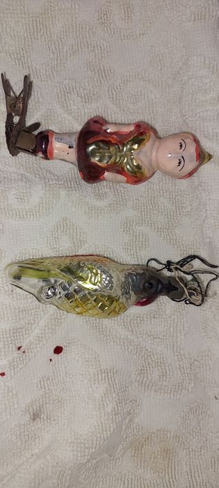 Ёлочные игрушки ссср стекло