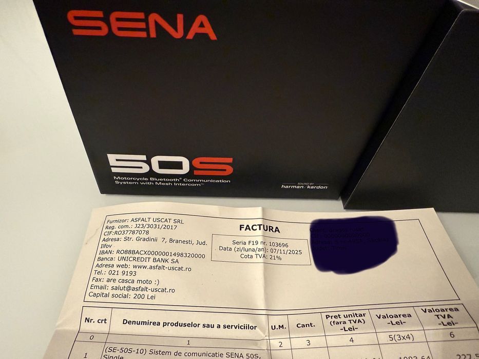 SENA 50S intercom