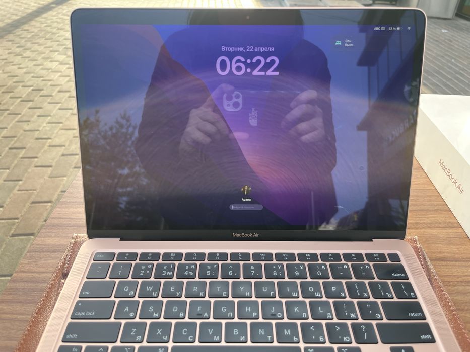Macbook air 13, 2021 года, на чипе m1