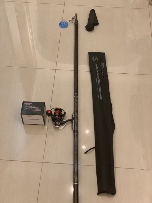 Combo Bolognesa Baracuda Intesa 6 m + Mulineta Baracuda Thunder 20