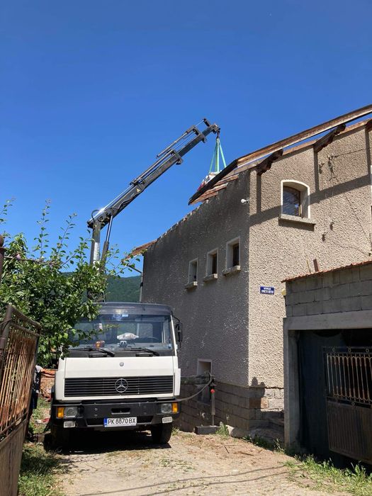 Транспорт с Кран и Самосвал! Услуги с Мини Багер и бобкат!