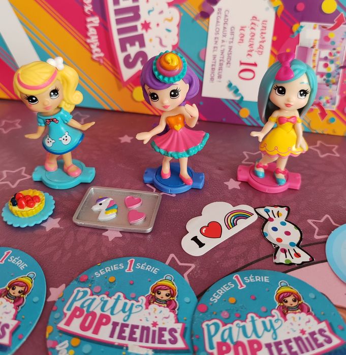 Игрални комплекти кукли с аксесоари Party Pop Teenies