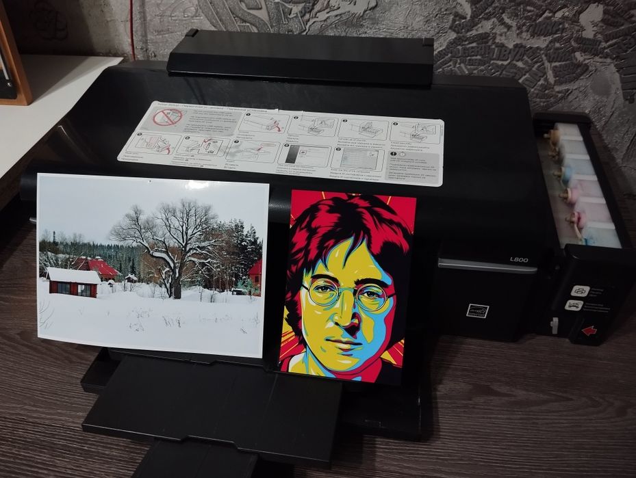 Цветной струйный принтер Epson L800