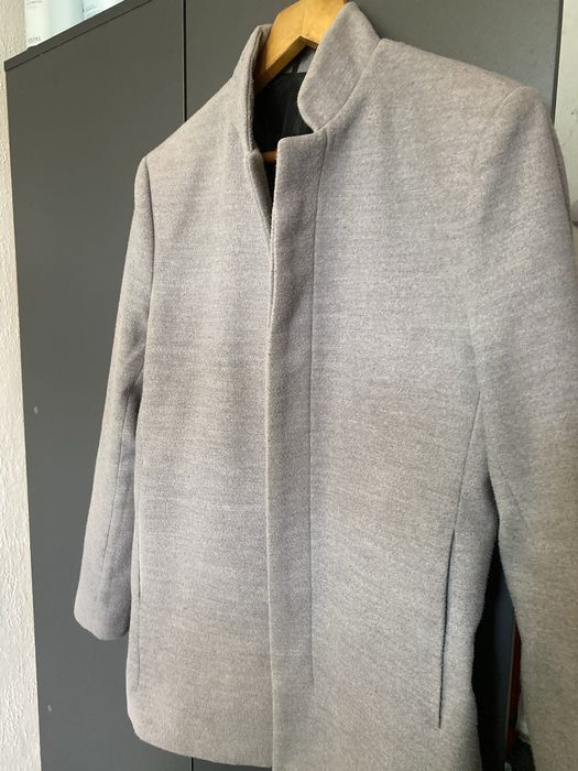 Мужчкое пальто серое (DeFacto Studio, размер L)