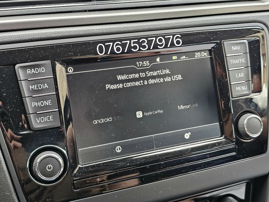 Smartlink Waze Apple CarPlay/Android Auto Skoda Octavia,Superb,Kodiak