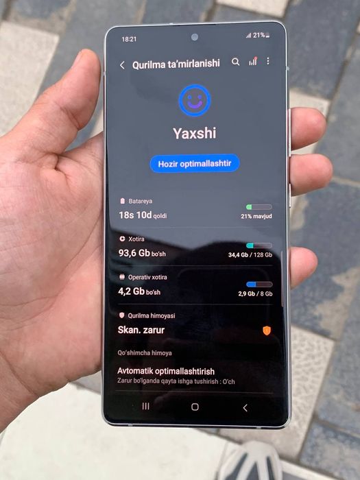 Samsung a71 korea 8/ 128 Gb yagonasi