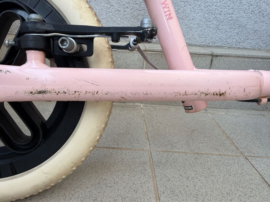 Bicicleta fara pedale B-Twin roz  - copii / fetite