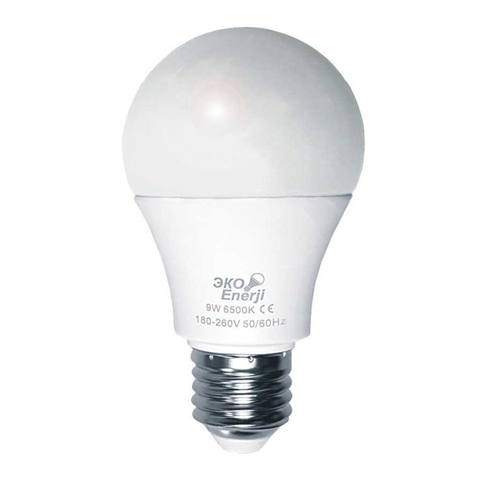 Лампочки LED 9W, Е27, 6400К (свет белый)