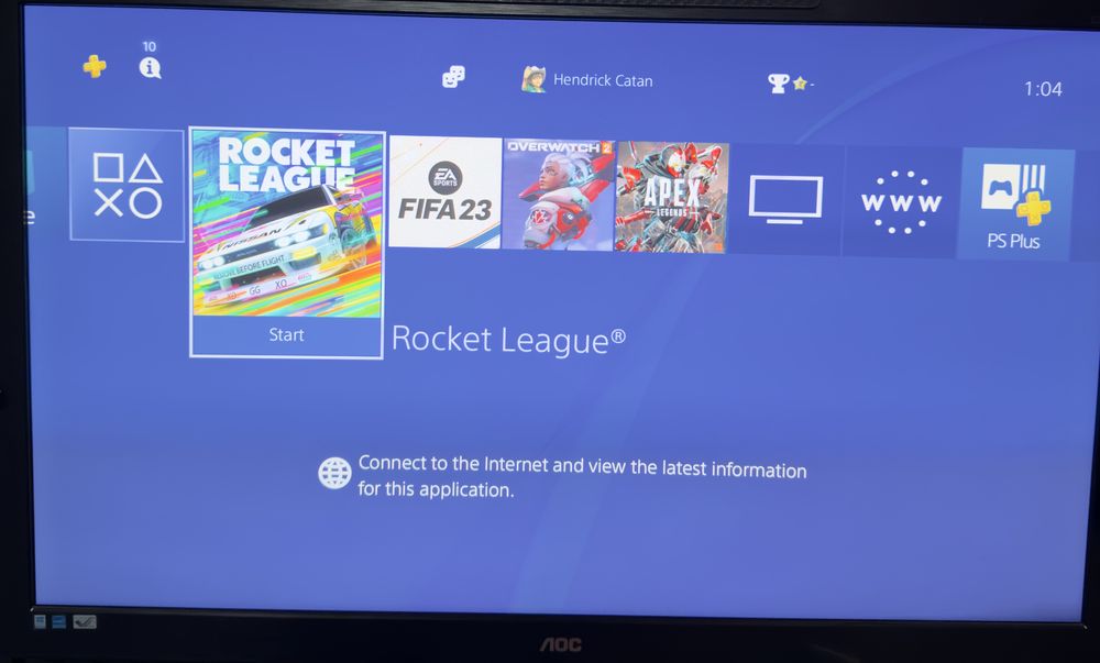 Playstation 4 500GB+FIFA 23