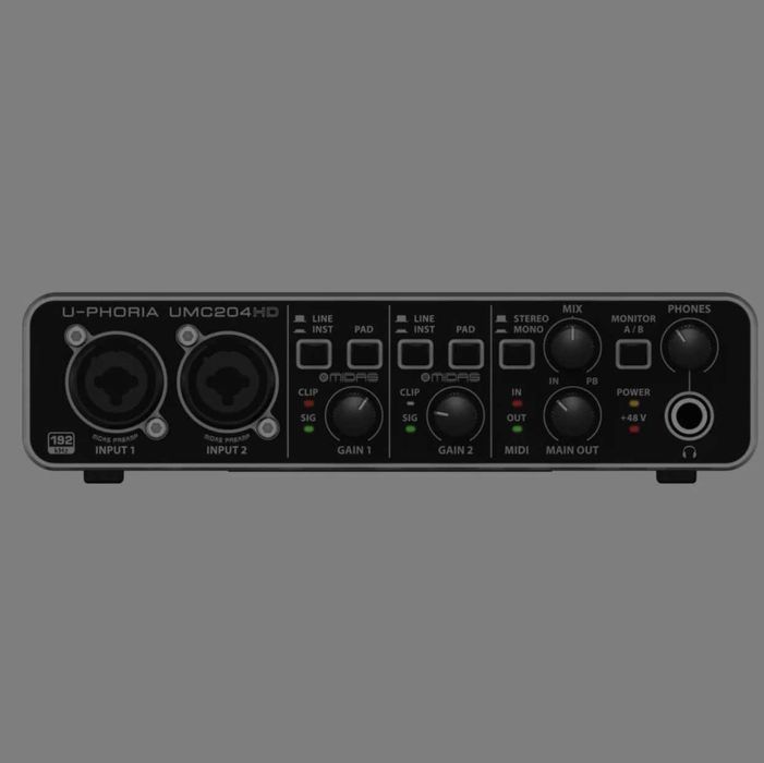 Външна звукова карта Behringer, U-Phoria, UMC204HD
