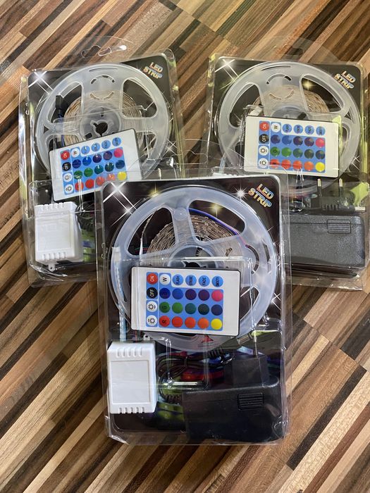 Banda led 5m / led strip 5 meter / cu telecomanda