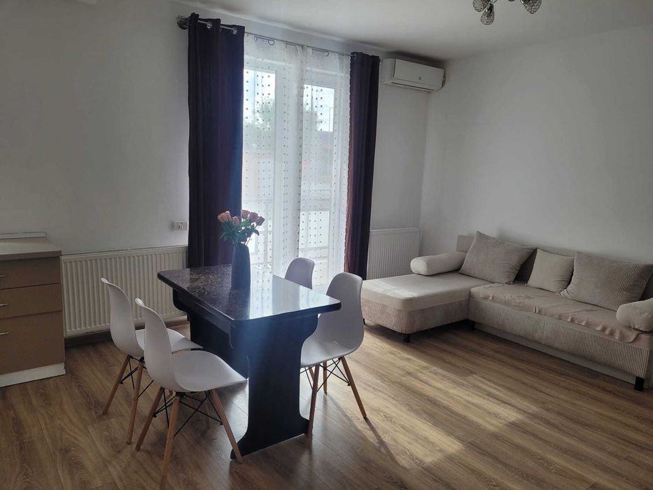 Inchiriez apartament 2 camere, mobilat, utilat , loc parcare