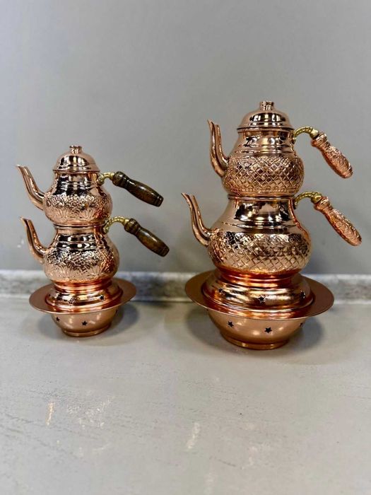 Медный чайник для турецкого чая