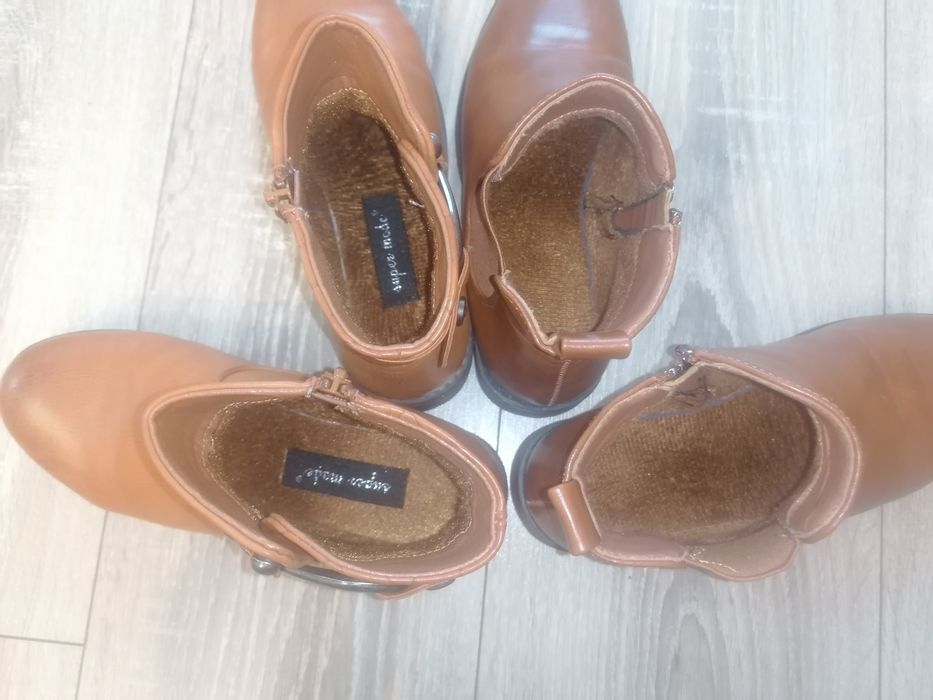 Botine damă, maro, mărime 36