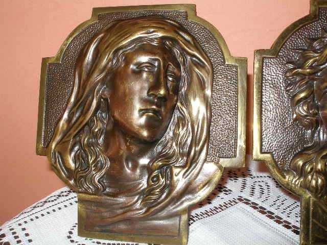 Бронзови Икони Дева Мария Исус