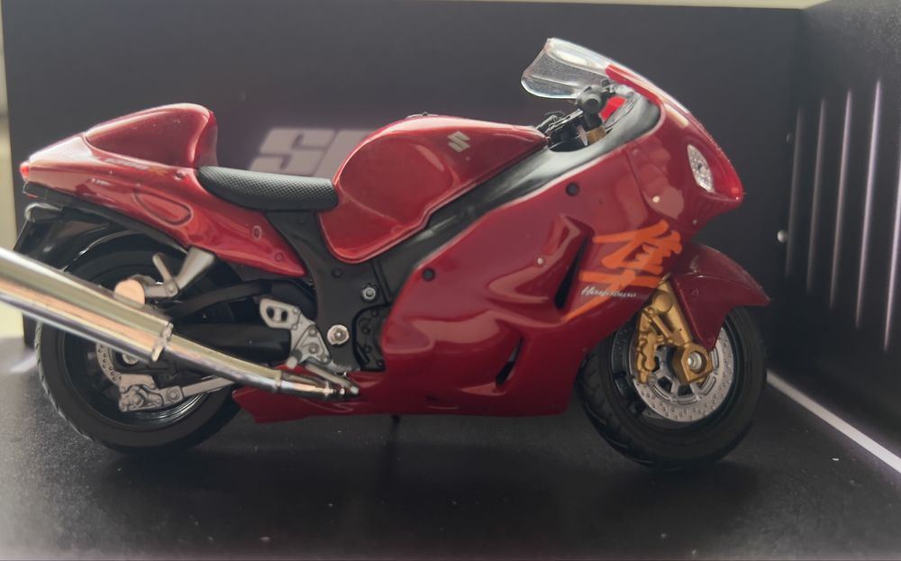 Machete moto 1:18 Yamaha/Kawasaki/Suzuki/Ducati etc