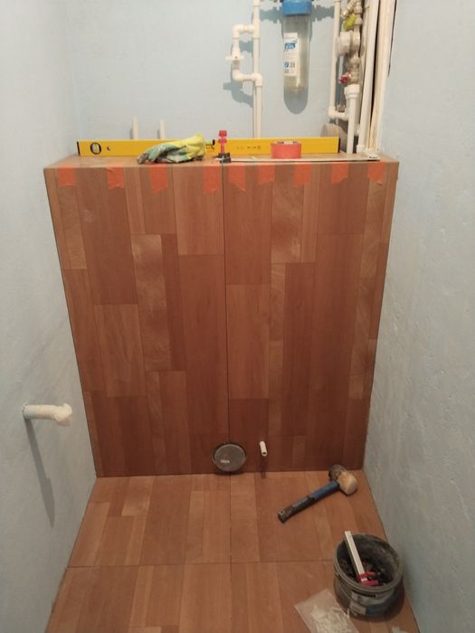 Ремонт санузла. Плиточные работы.