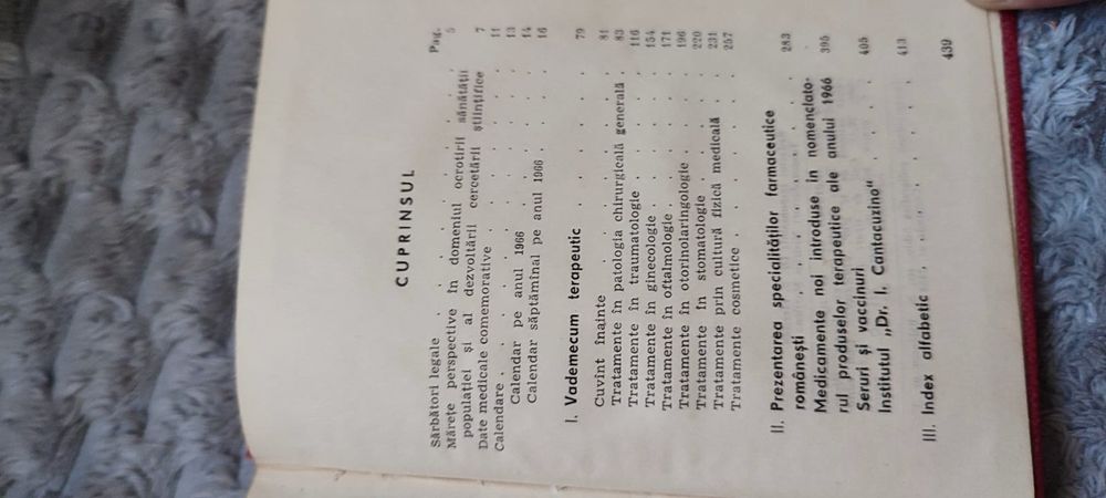 Agenda medicala 1966
