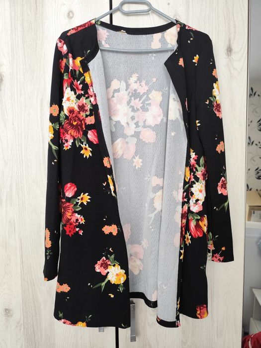 Palton cu imprimeu floral