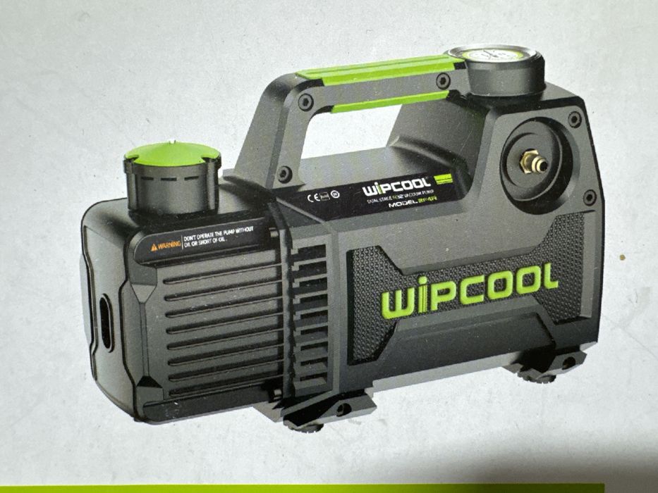 Pompa vacuum 2F1R wipcool r32 2 stagii 25cfm 71L/min vacuumetru nou
