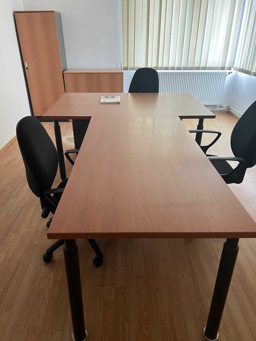 Mobilier de birou import Italia, solid, picioare metalice