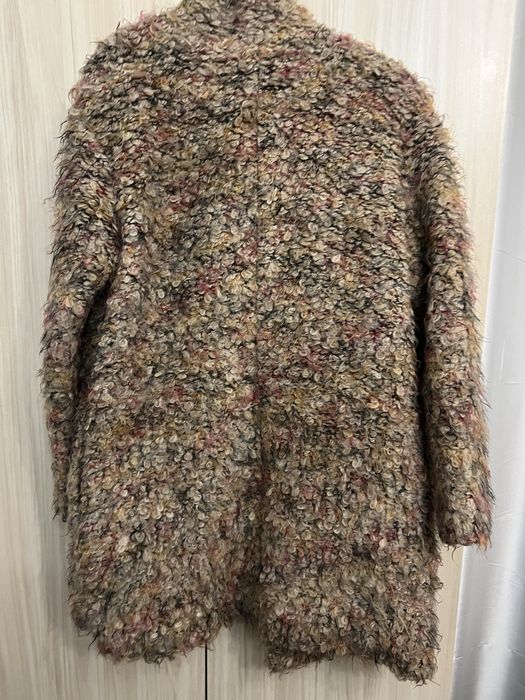 Дамско  пухкаво палто