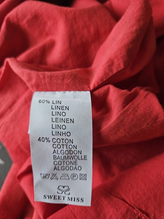 Rochie Sweet Miss roșie cu broderie