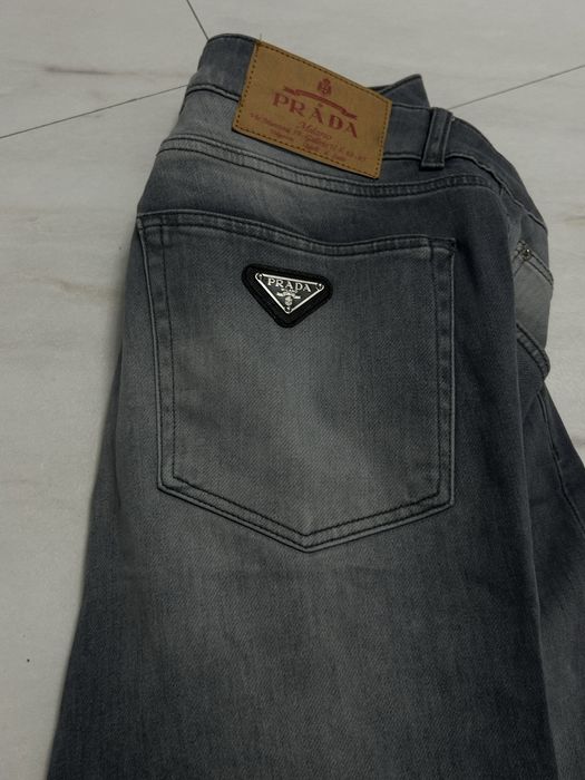 Blugi prada gri marime fit 44