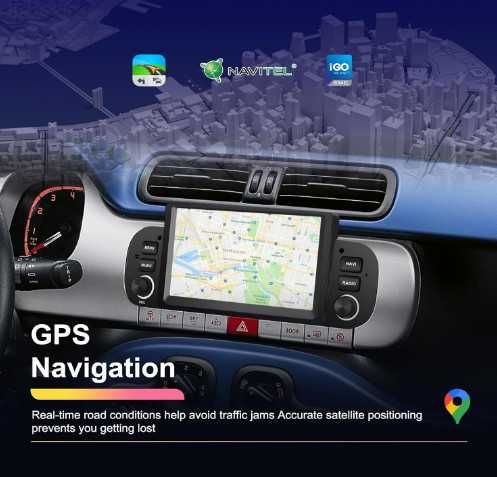 CAMECHO мултимедия за Fiat Panda 2013-2020, 1+32G, Android 13