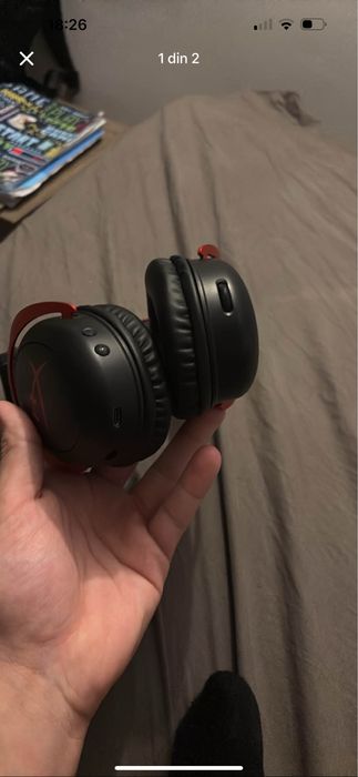 casti hyperx cloud wireless fara dongle