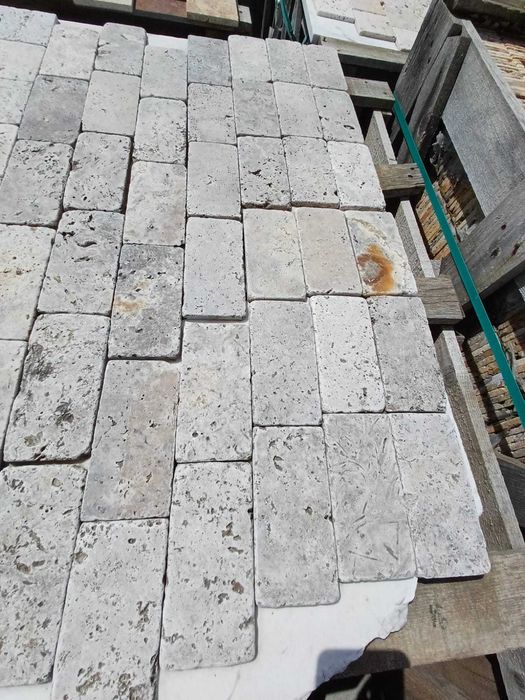 Travertin silver 7,5 x 15 nechituit