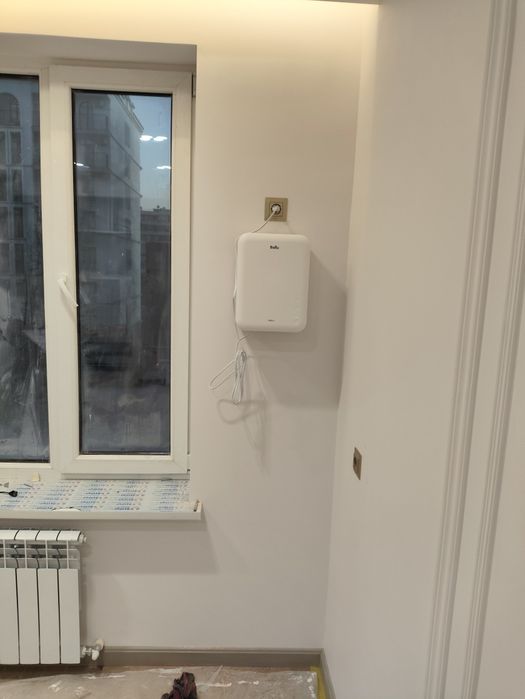 Установка бризеров рекуператоров . Очиститель воздуха.Алмазное сверлен