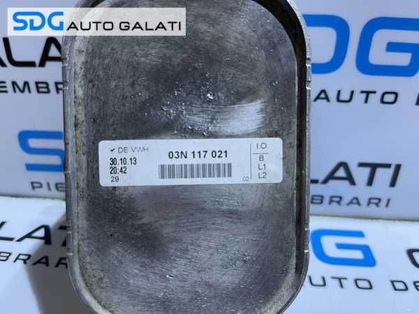 Corp Carcasa Filtru Ulei Suport Termoflot Seat Leon 5F 1.6 TDI CLHA CRKB CLHB CXXB CXXA DBKA DDYA DDYB DGTE 2013 - 2017 Cod 03N117021 [M5884]