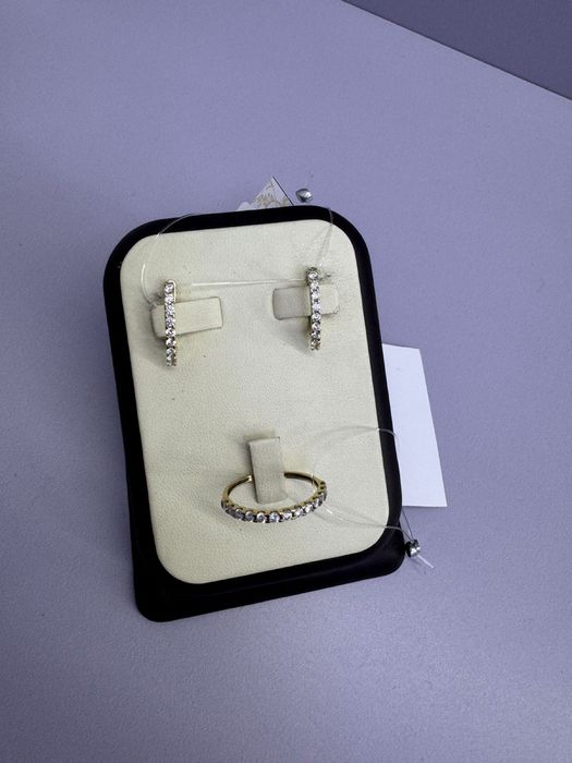 Золотой комплект  с камнями#MA/А