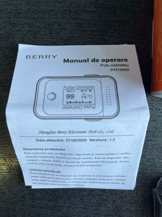 Pulsoximetru nou