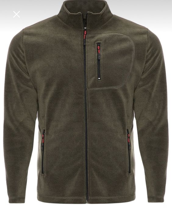 GENIUS Store Мужская флисовая куртка с полной молнией