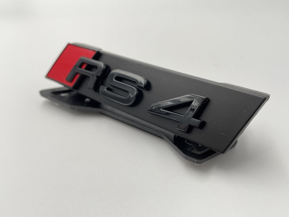 Set Embleme Audi RS4 negru s-line