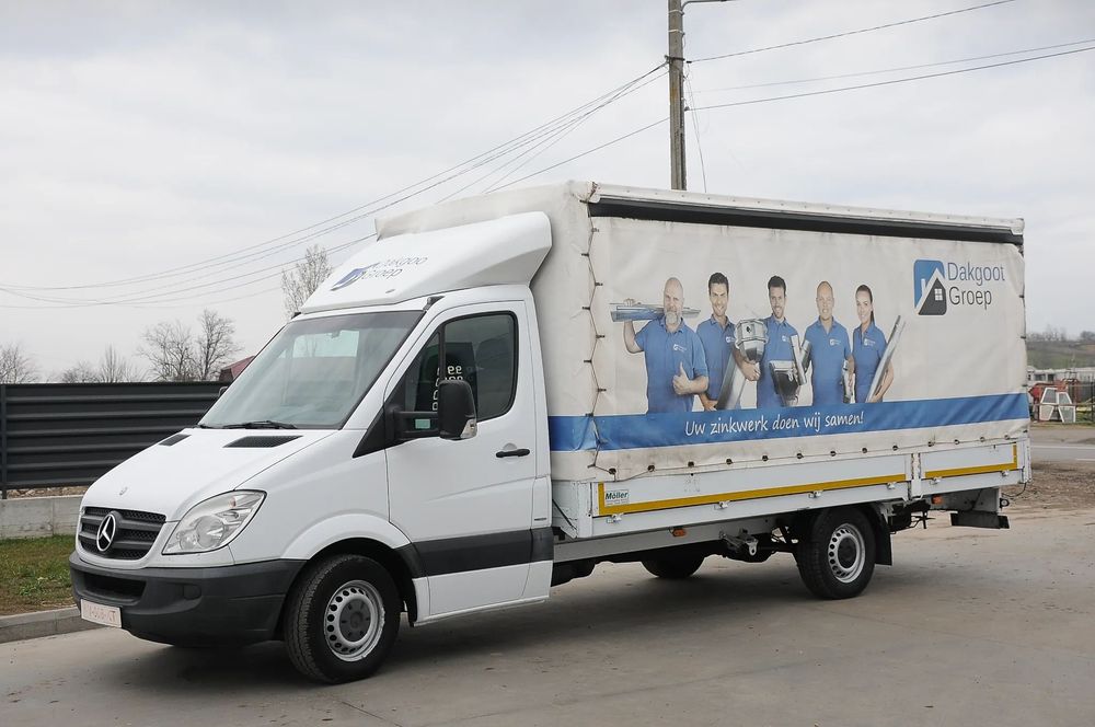 Mercedes-Benz Sprinter 319 09.2013 3.0CDi 190 CP E6 CutieAut Clima , bena 5.10 m cat. B
