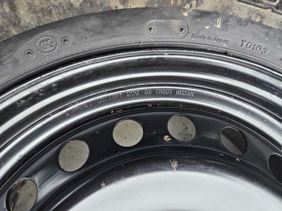 Janta/Rezerva 5x114.3 215.65.16 BRIDGESTON Dacia Duster,NISSAN Qashqai