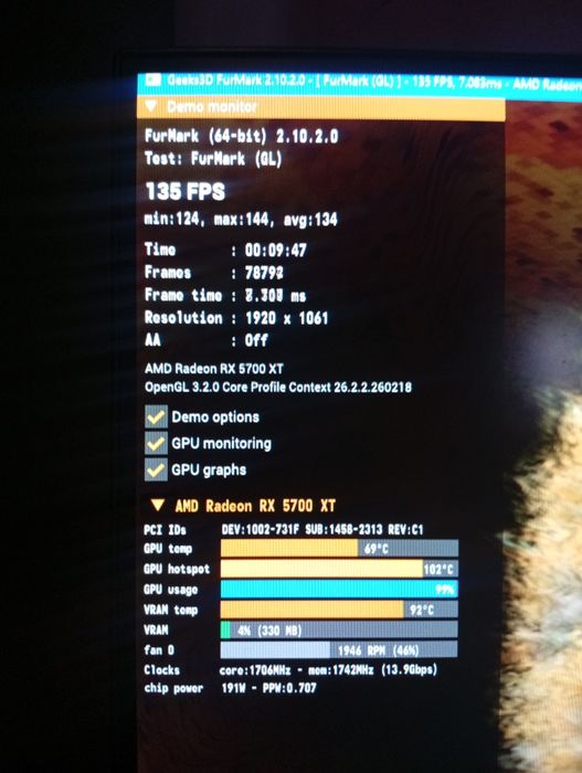 Видеокарта RX5700XT