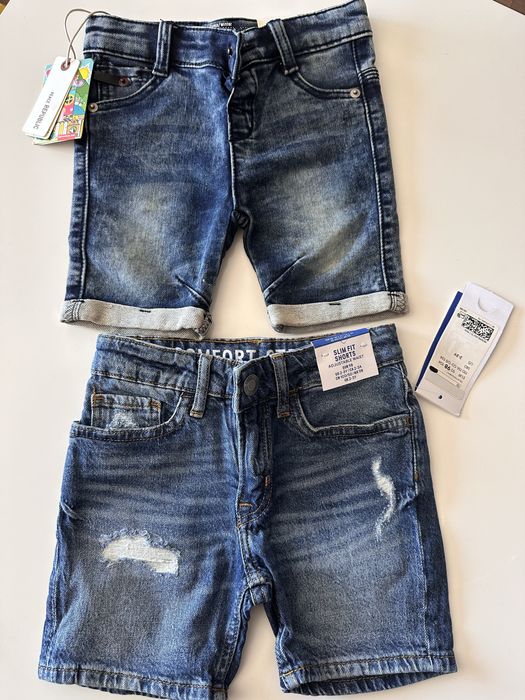 Детски къси дънкови панталони Zara и суитчер  Оkaidi, детски блузи