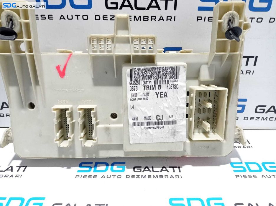 Unitate Modul Calculator Confort Confort Panou Tablou Sigurante Ford Focus 2 2004 - 2010 Cod 4M5T-14A073-CJ 6M5T-14014-YEA [L2474]