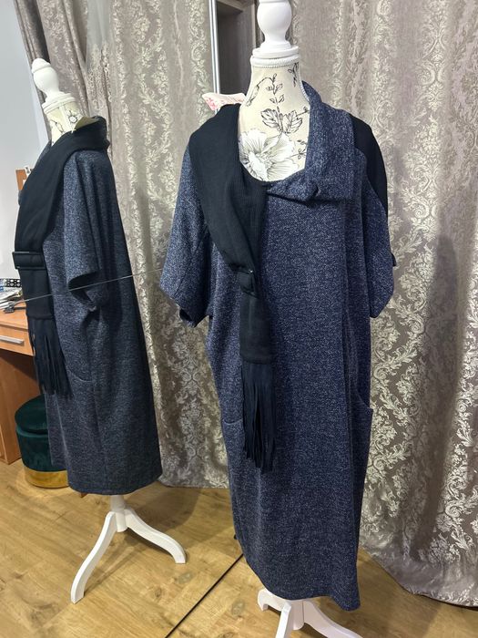 Rochie groasă cu buzunare