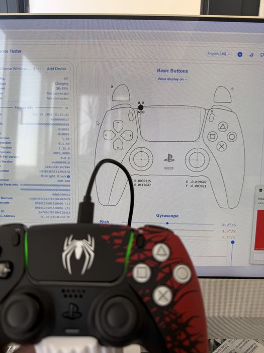 Controller PS5 Spiderman 2