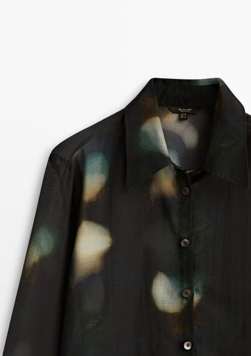 Camasa cu matase Massimo Dutti