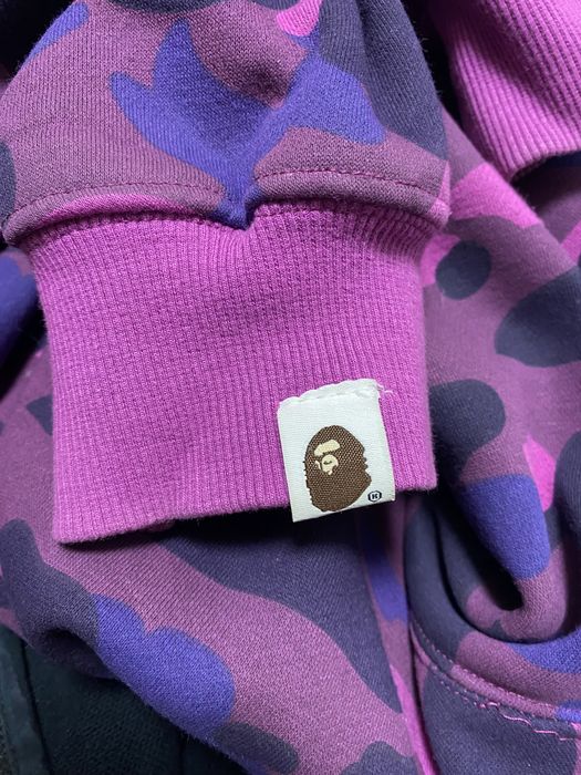Филлетовый зип-худи BAPE
