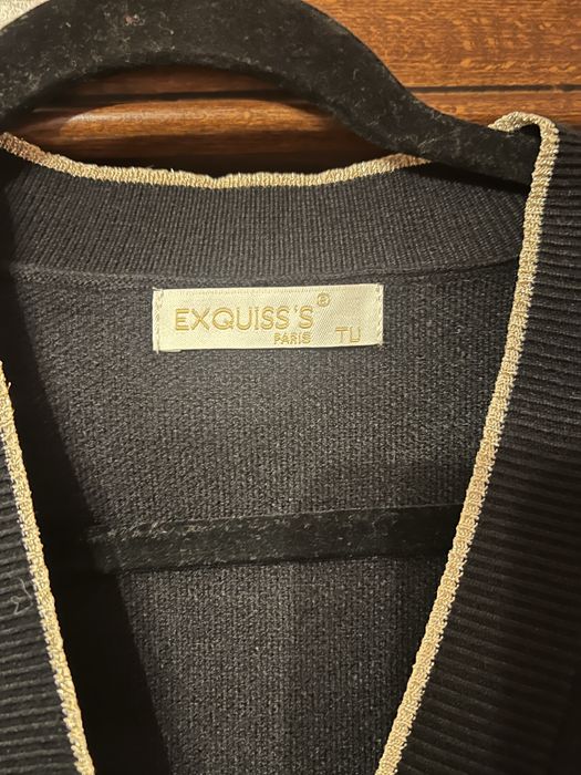 Set fusta lunga neagra si vesta